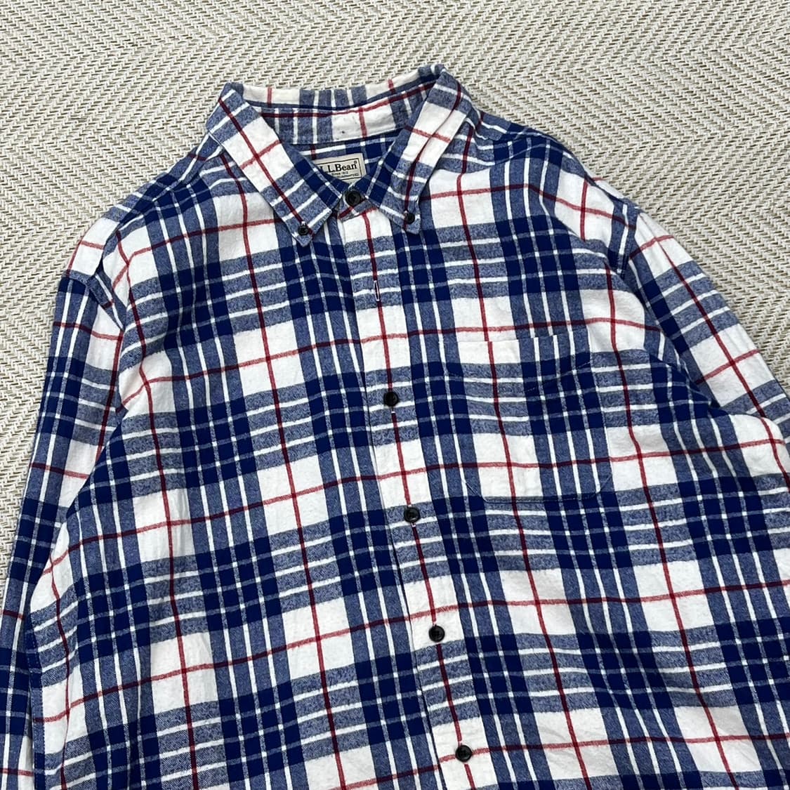 엘엘빈 체크 플란넬 셔츠 r2674 상품이미지3