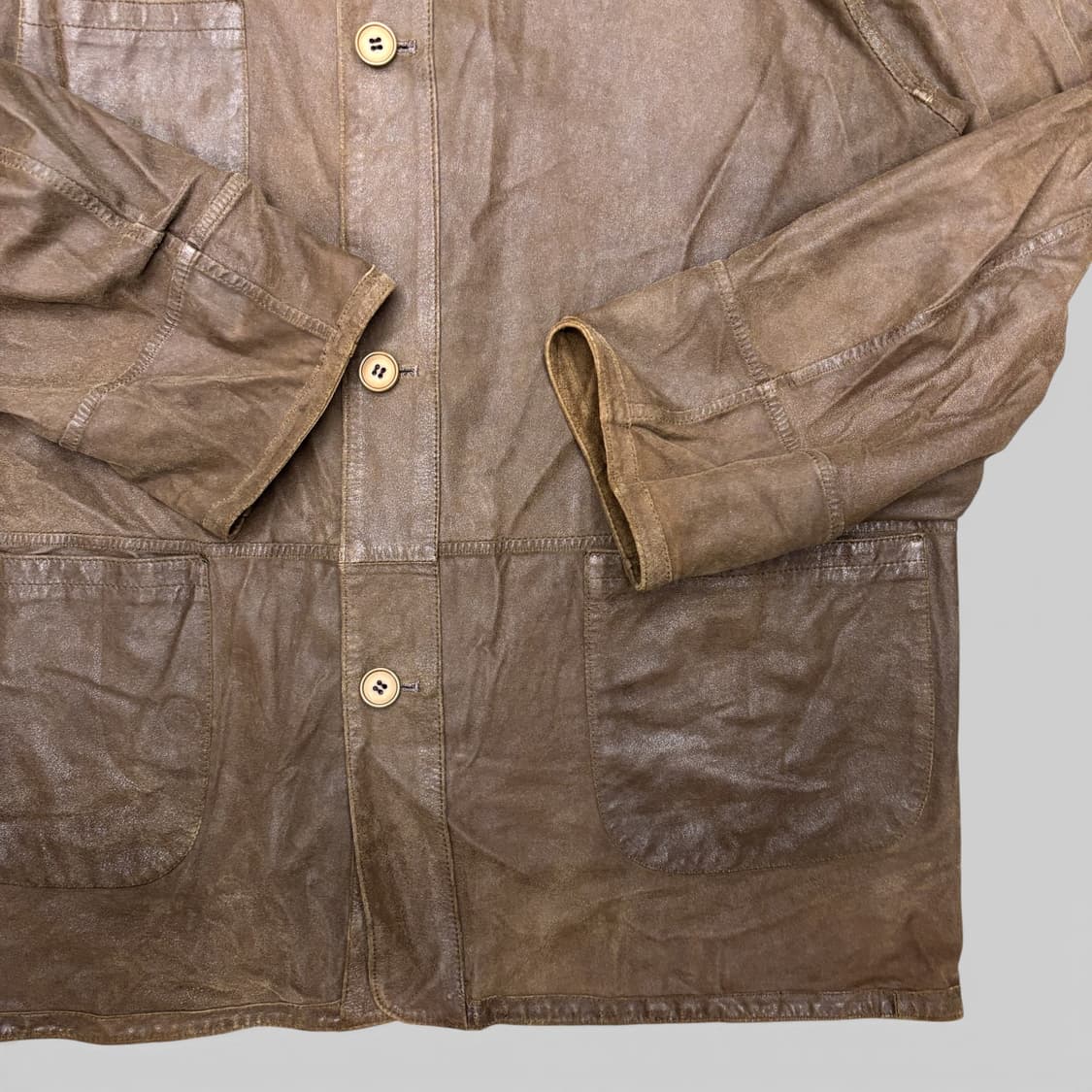 90's Pierotucci 리버시블 레더 자켓 상품이미지8