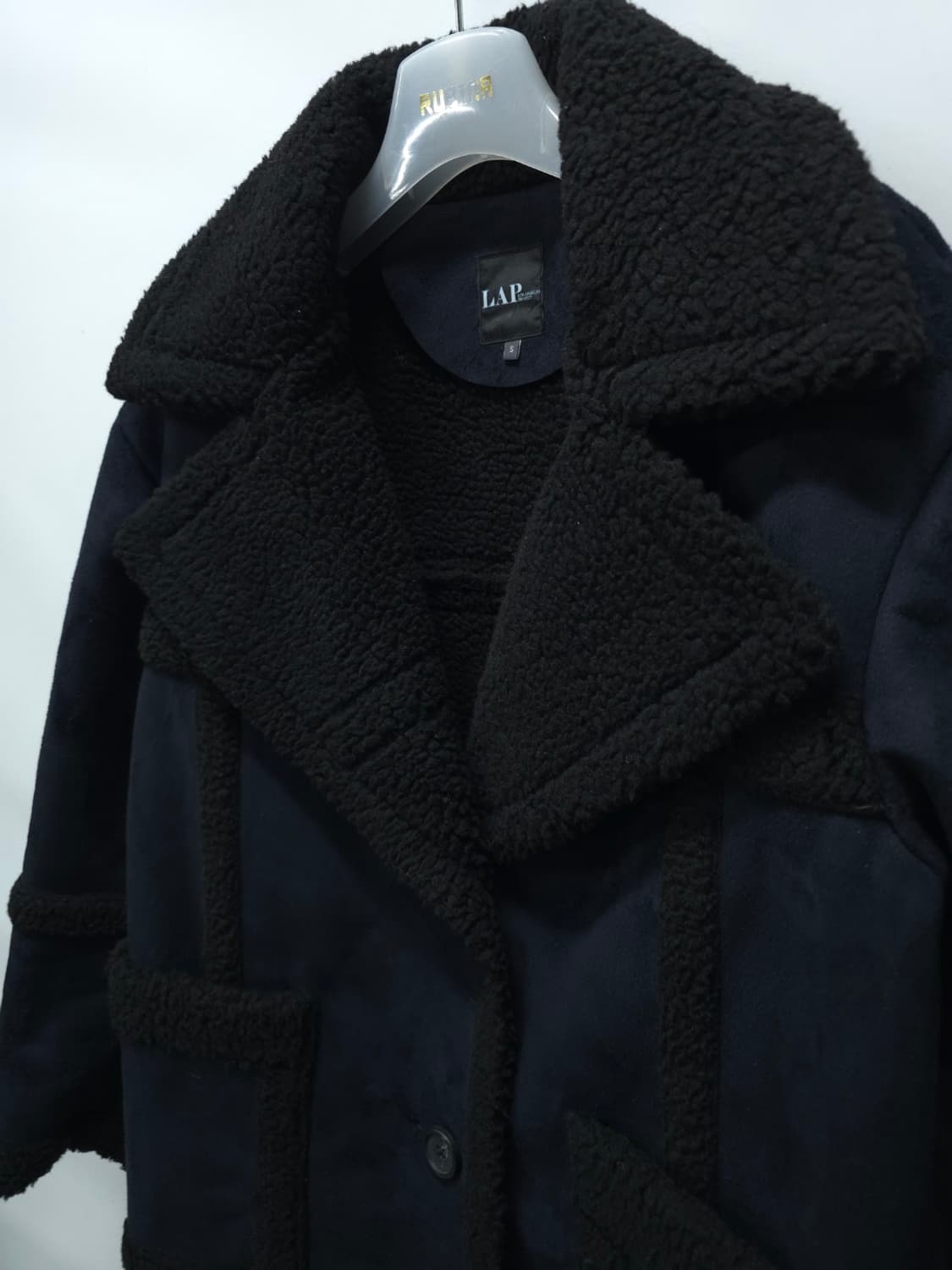 LAP(랩) 여성 무스탕 하프코트 S 상품이미지4