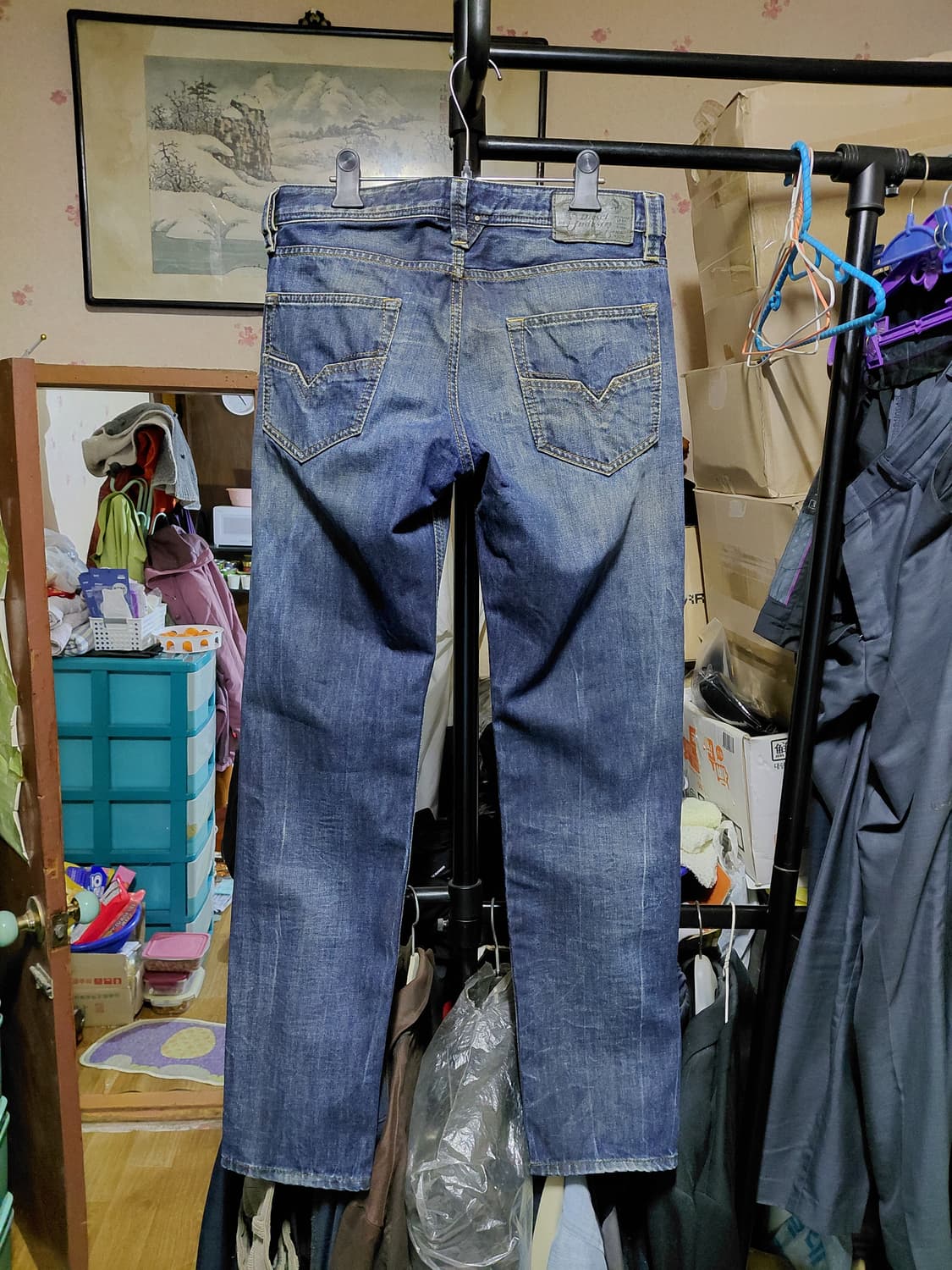 [디젤]라키(LARKEE-T)803M 레귤러테이퍼드핏 데님 청바지 31 상품이미지2