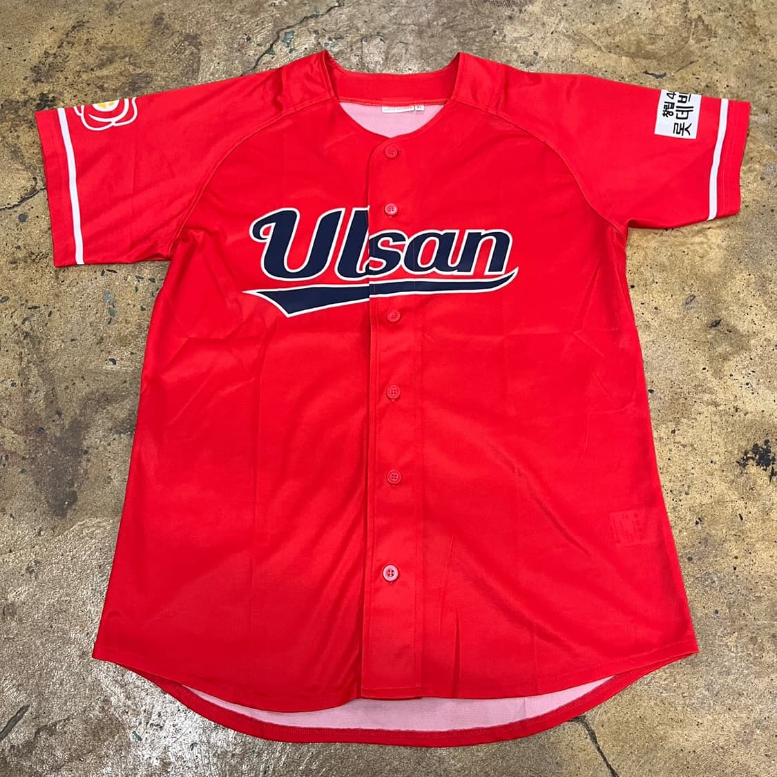 [XL] 롯데자이언츠 울산 야구 유니폼 레드 b18 상품이미지2