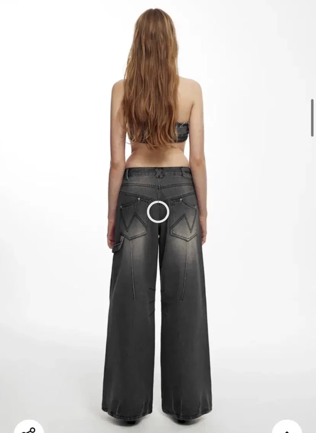 나체 워시드진 그레이 HIGHLIGHT WASHED JEANS 상품이미지3