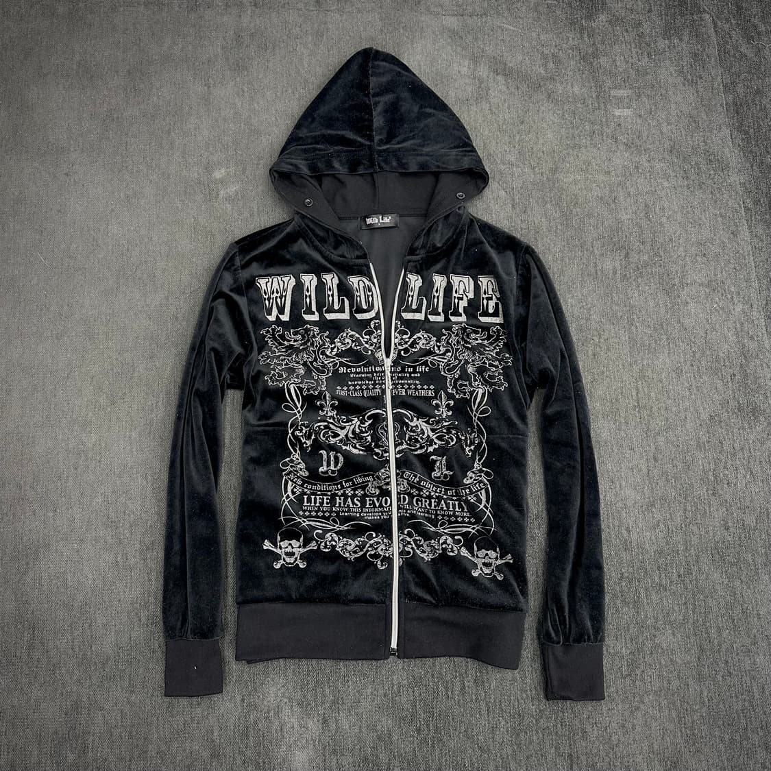 Mild life punk velvet hood jacket 상품이미지3