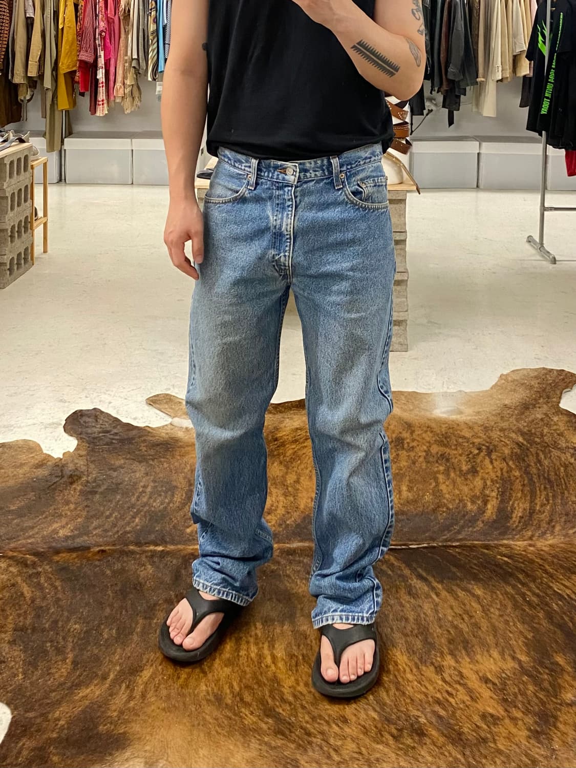 90's LEVI'S 505 denim pants 90년대 리바이스 상품이미지1
