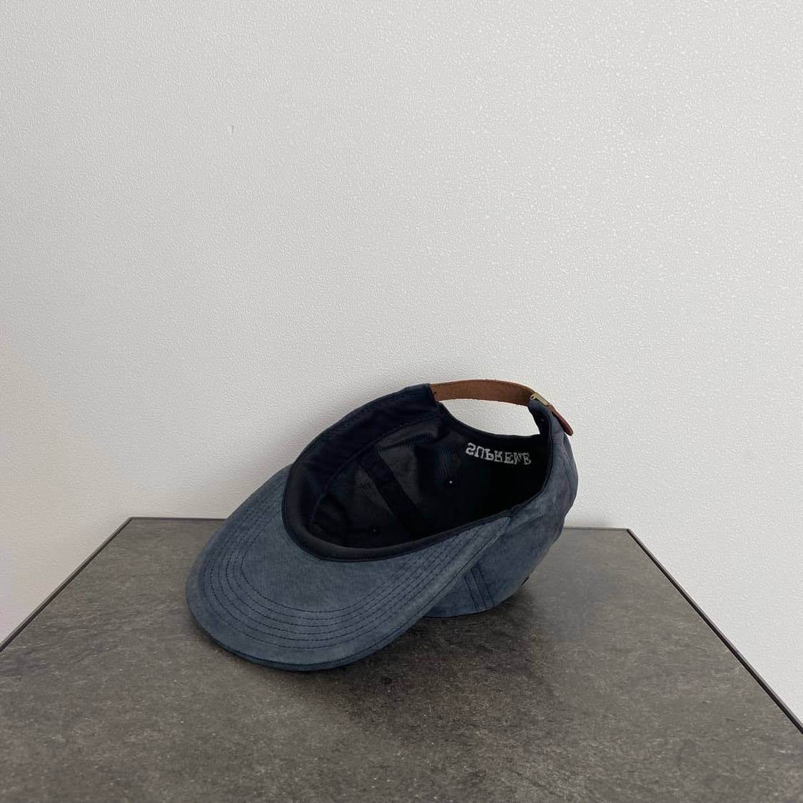 (OS) 슈프림 S로고 볼캡 모자 스웨이드 그레이 상품이미지6