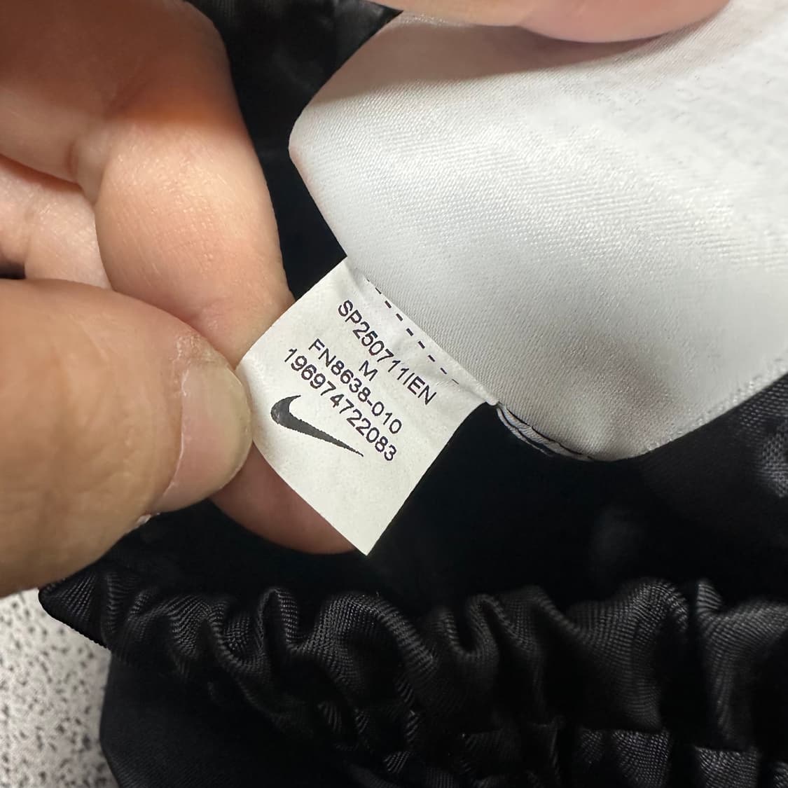 ✨ (바배) 나이키 카고 와이드 블랙 팬츠(10-12)  상품이미지5