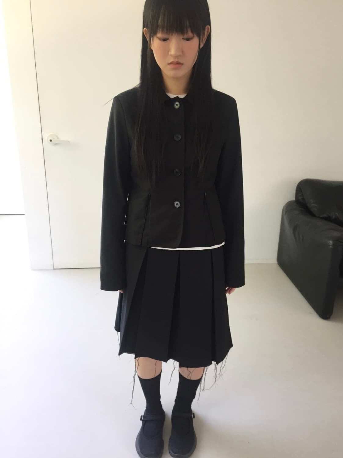 우온 자켓 블랙 상품이미지1