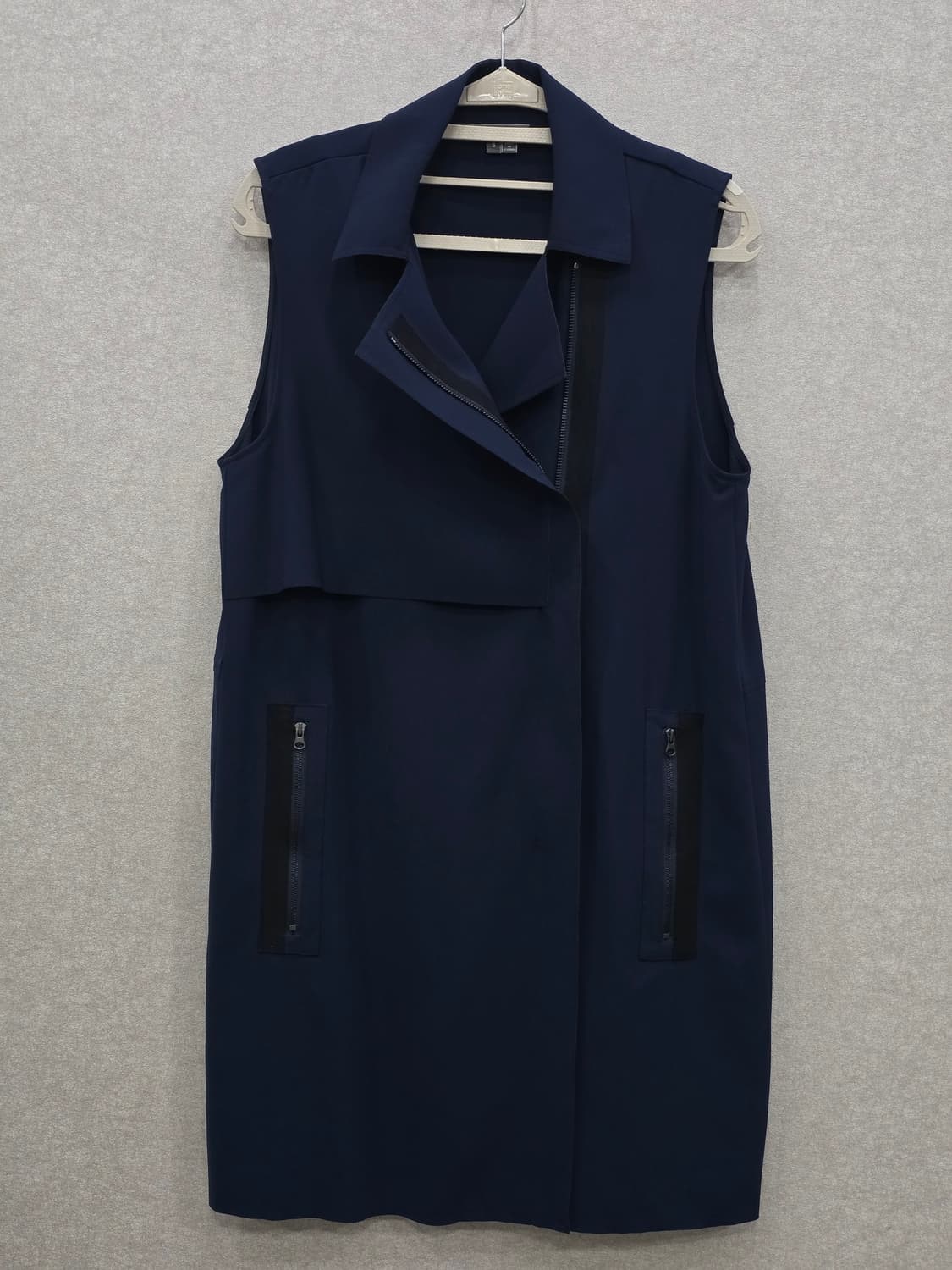 VINCE (빈스) 네이비 롱 베스트 상품이미지2