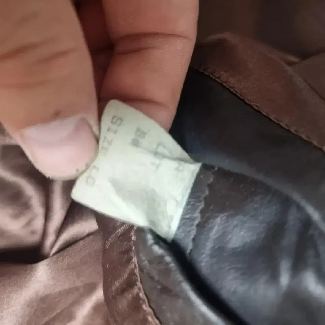 미군군납 a-2 빈티지 가죽 자켓(100) 상품이미지6