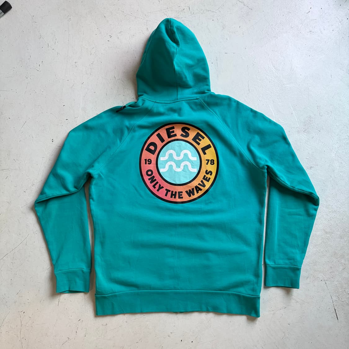 디젤 빈티지 레글런 후드집업 자켓 XL 상품이미지1