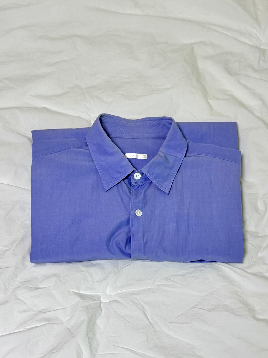 [2] 21fw 코모리 셔츠 삭스 컬러 상품이미지1