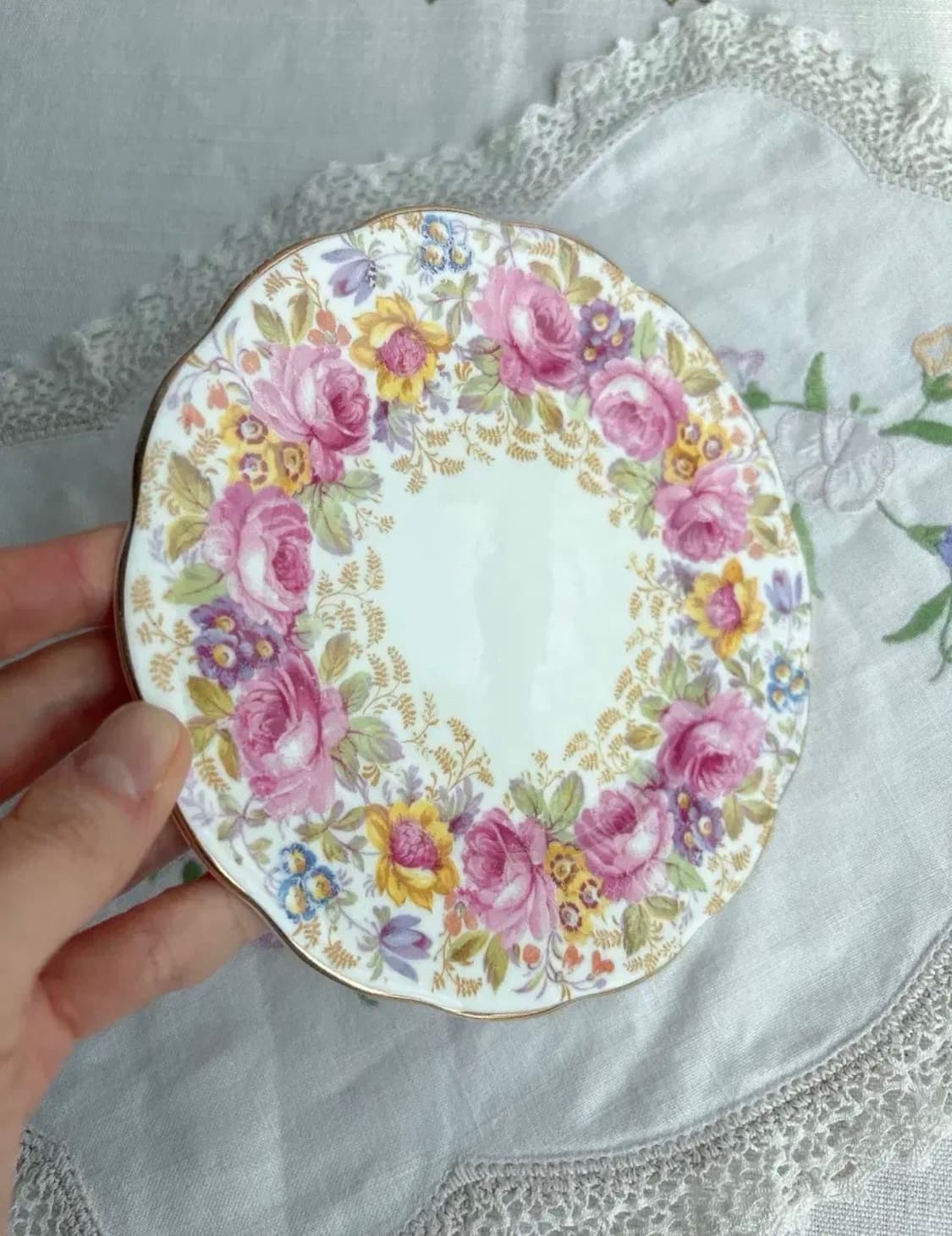 1940s 영국 빈티지 로얄알버트 세레나 브레드접시 상품이미지3