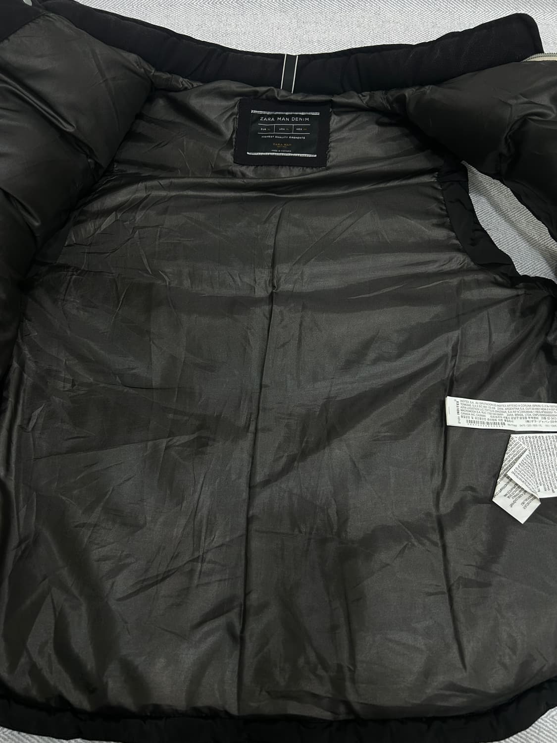 ZARA 자라 맨 패딩 조끼 남성 XL 105 상품이미지8