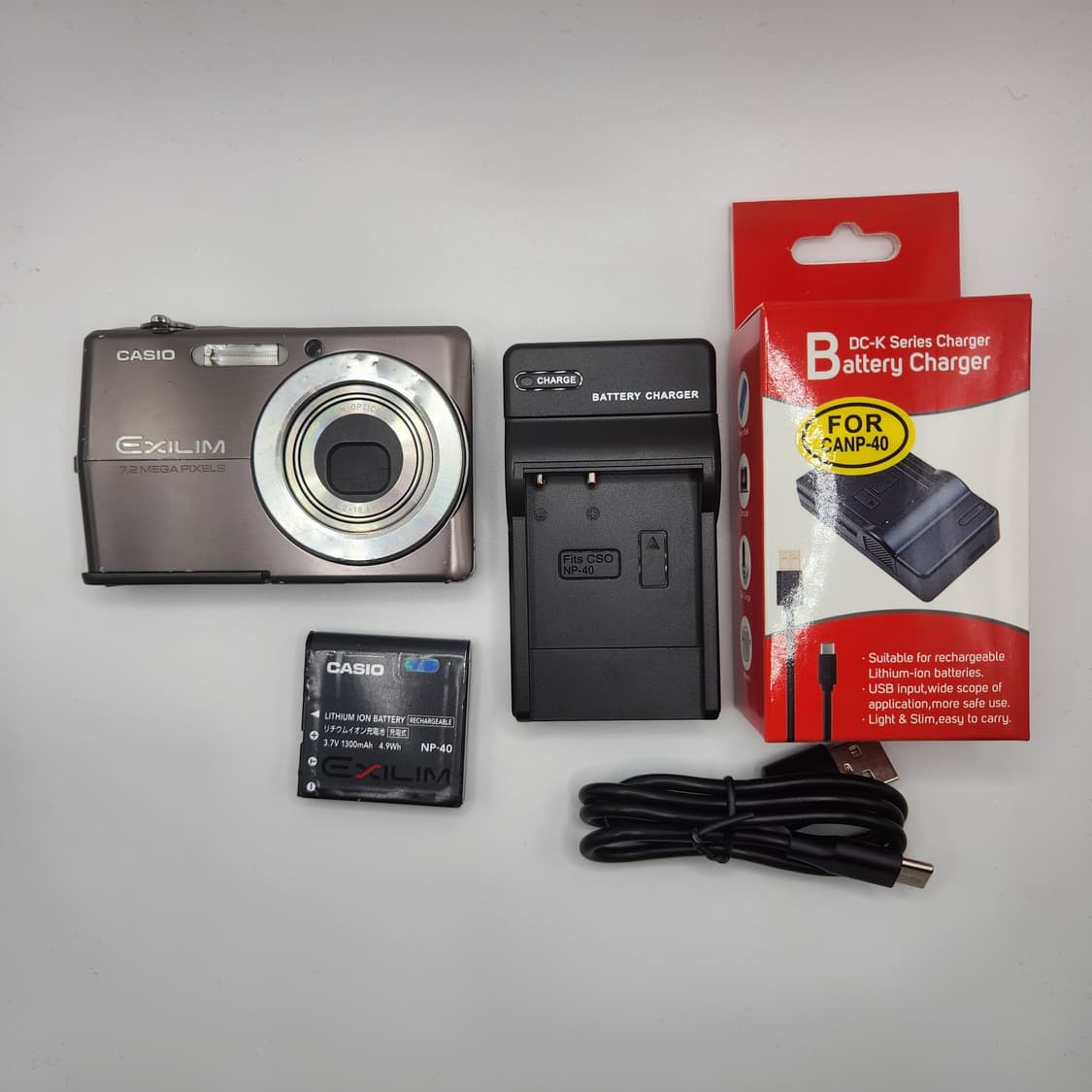 정크품 파격할인❗️카시오 EXILIM EX-Z700 그레이 디지털카메라 상품이미지9