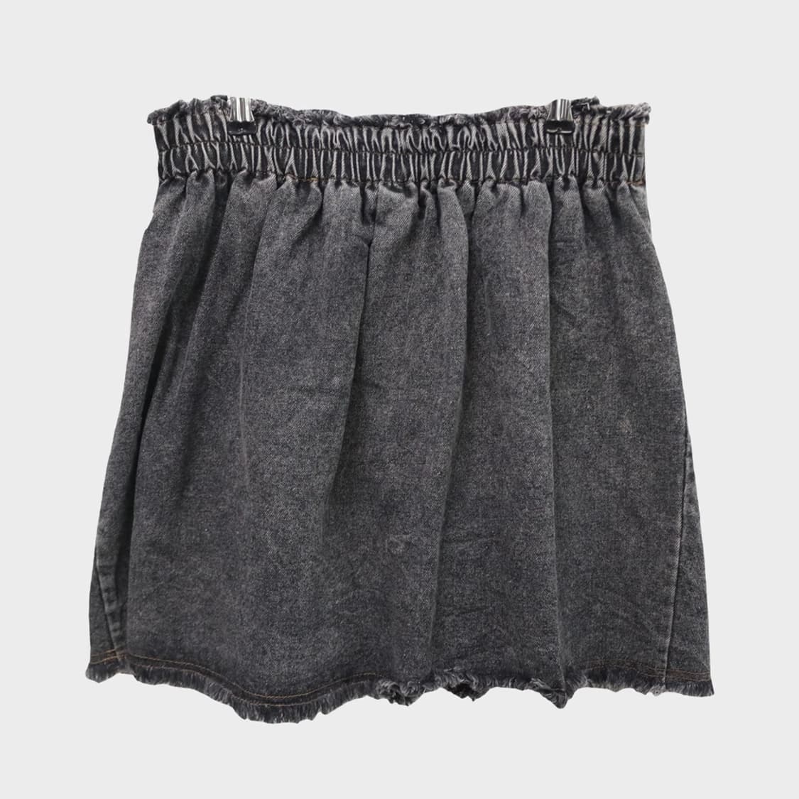 ADD COLOR 워싱 플리츠 데님 미니스커트 61820 상품이미지2