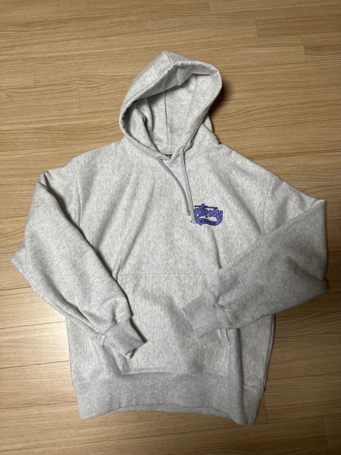 스투시 슬러거 후드 애쉬헤더 m 상품이미지1