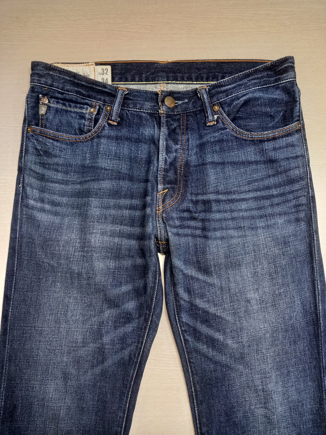 32 Abercrombie 워싱 슬림일자진 진청 32-411 상품이미지3