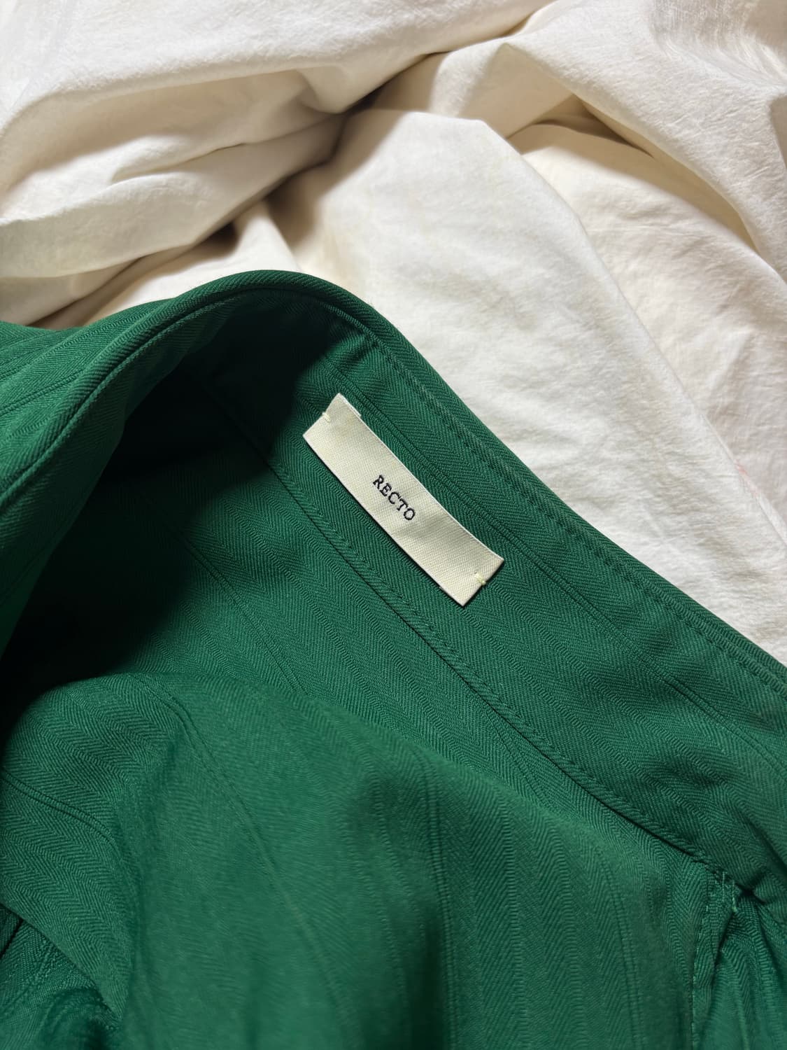 Recto-SUNRISE STRIPE SHIRTS(JADE GREEN) 상품이미지7