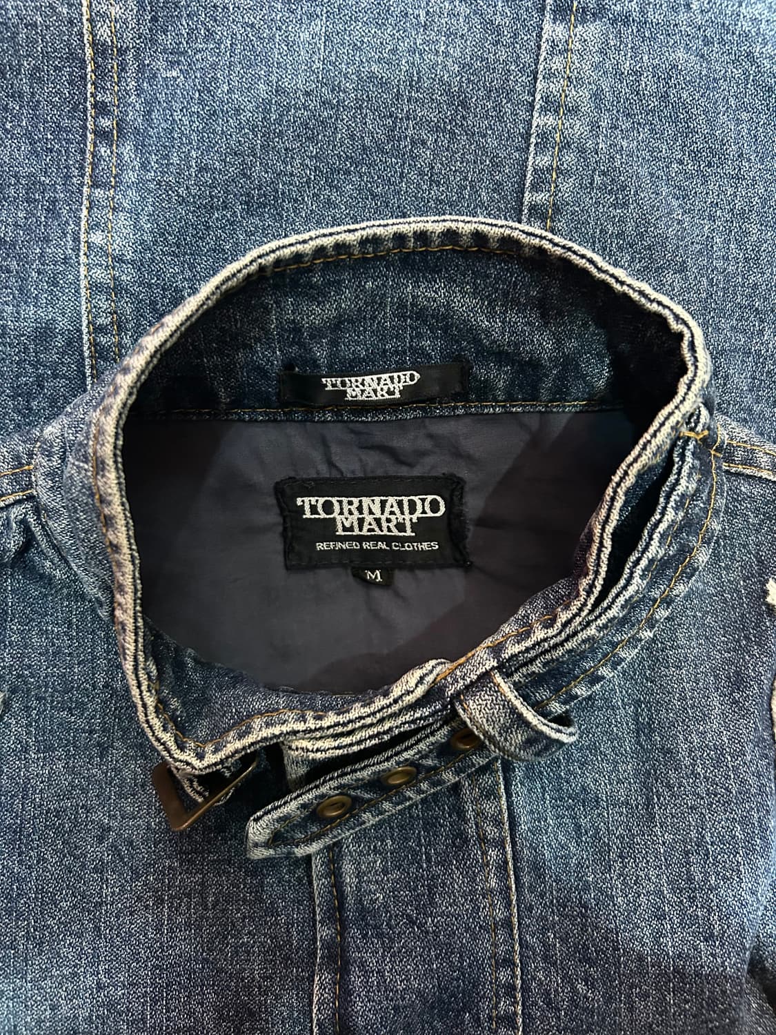 tornado mart denim jacket 토네이도 마트 데님 자켓 상품이미지3