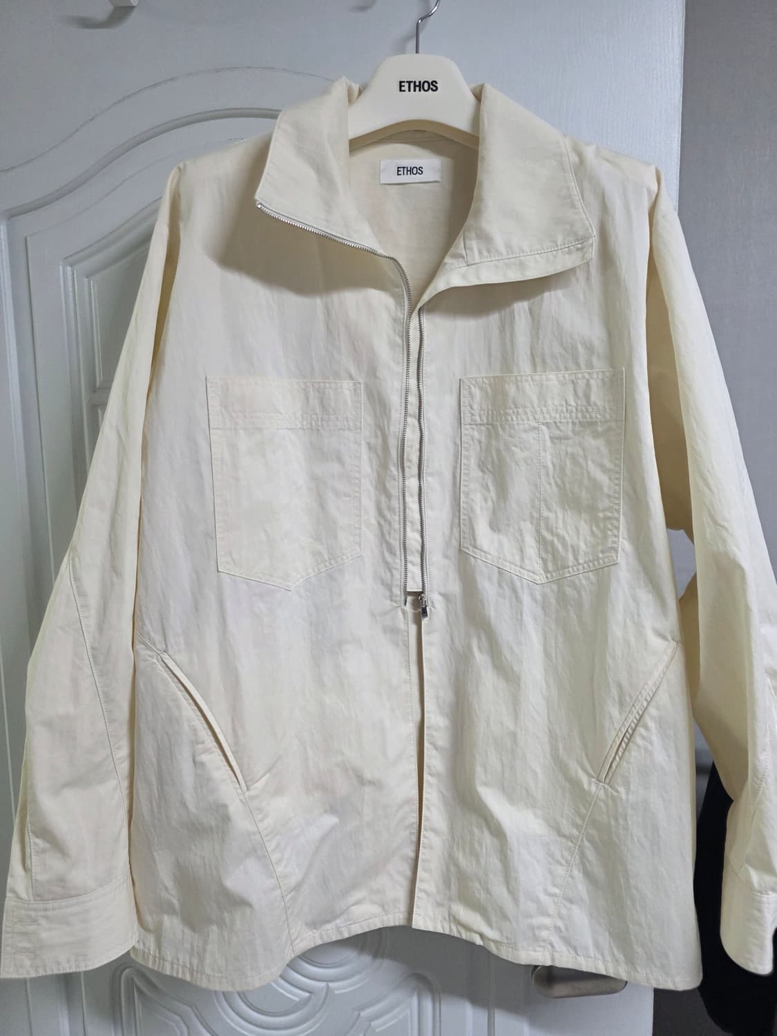 에토스 하프집업셔츠 아이보리 상품이미지7