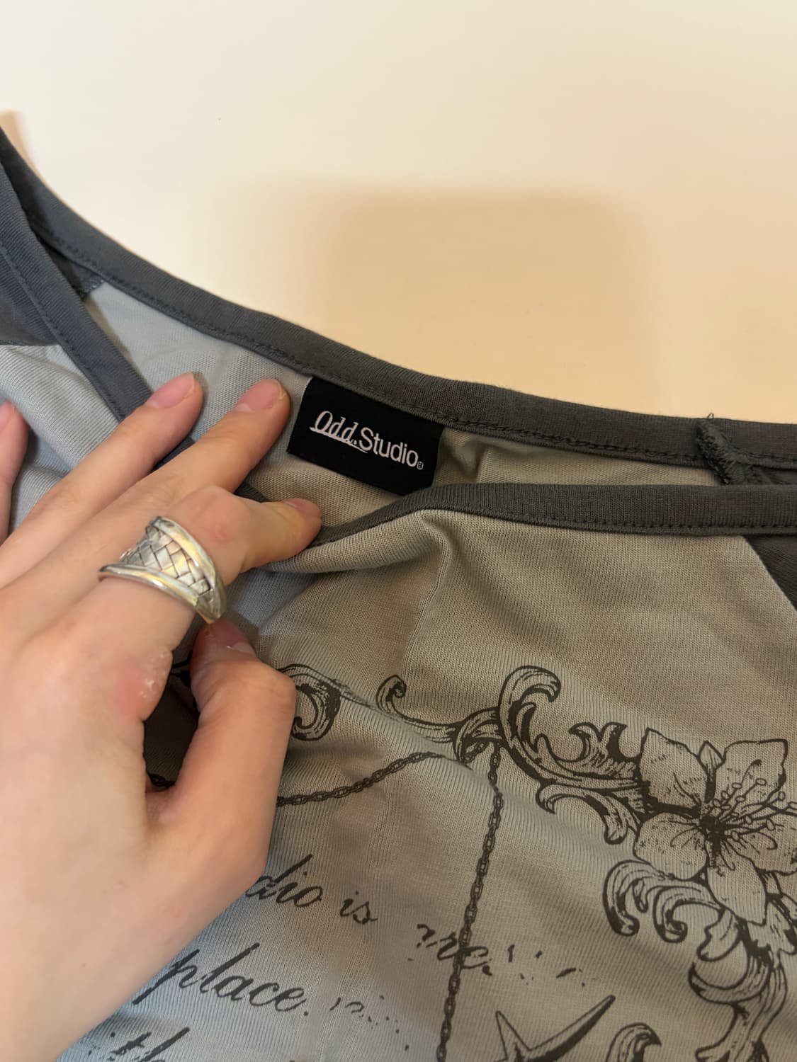 ODD 스튜디오 프린팅 나그랑 티셔츠 상품이미지2