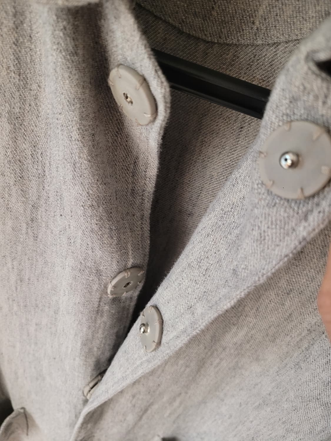 일본) 카반드주카 윙카라 린넨 코트 M 상품이미지4