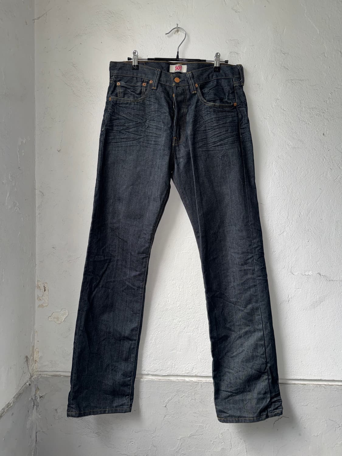 [31]Levis 리바이스 501 흑청 데님 팬츠 상품이미지1