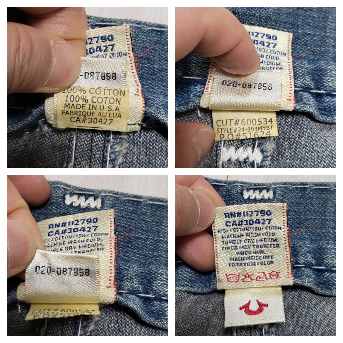 (32) usa 트루릴리전 조이 슈퍼티 플레어진 트루릴리젼 청바지 상품이미지10