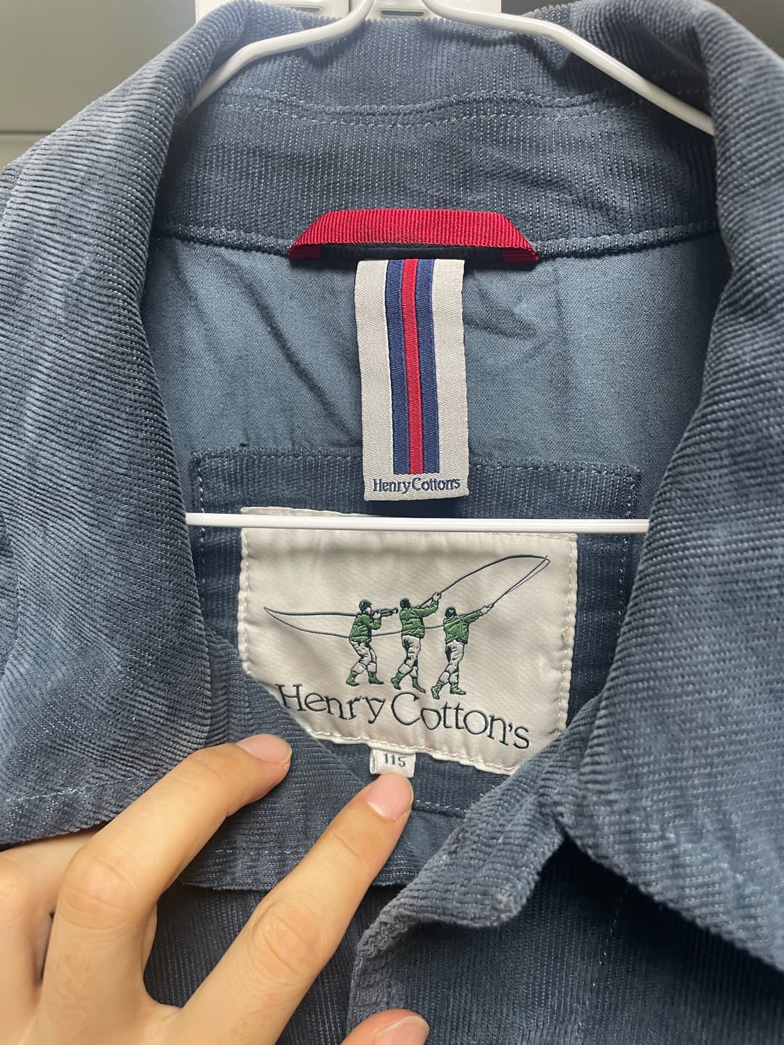 헨리코튼 코듀로이 초어자켓 115size 상품이미지2