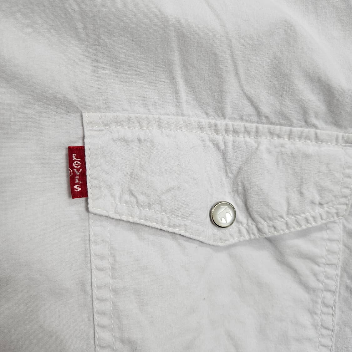 리바이스 웨스턴 셔츠 XL 화이트 새상품 상품이미지6