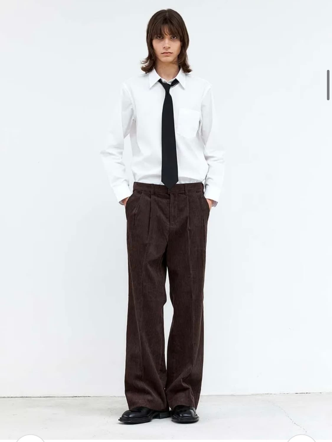 트립르센스 - 코듀로이 팬츠 31-33사이즈 브라운 상품이미지1