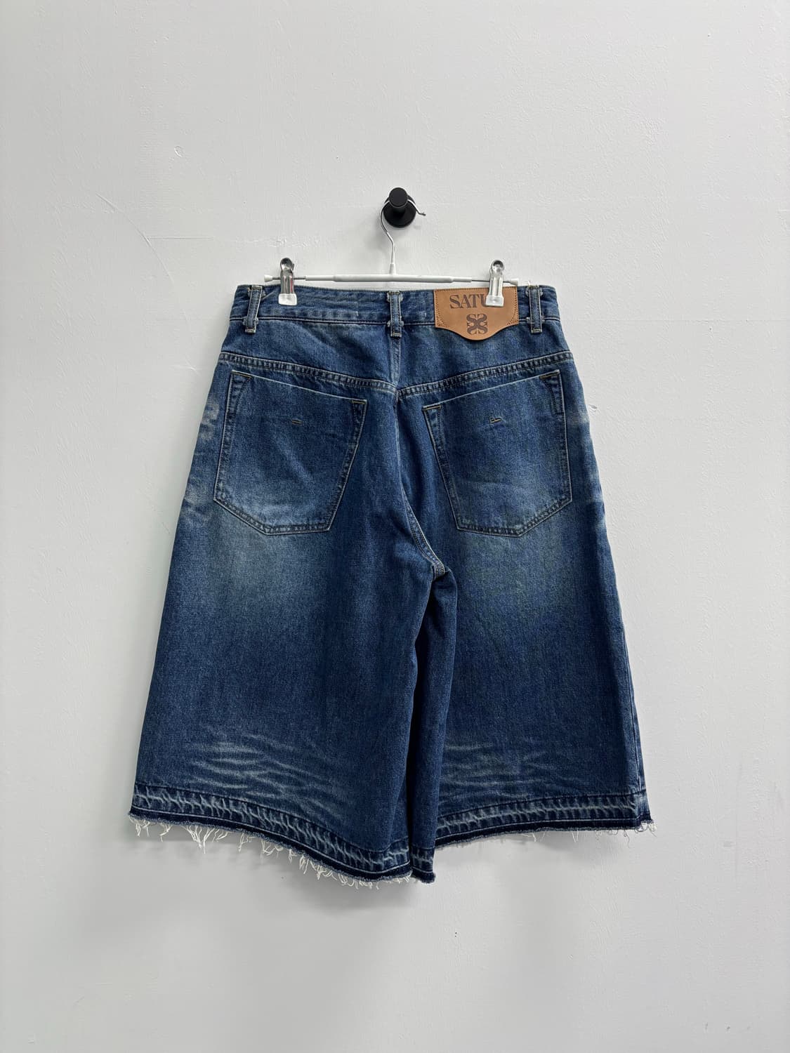 SATUR 캘리포니아 해변 워싱 데님 버뮤다 팬츠 상품이미지5