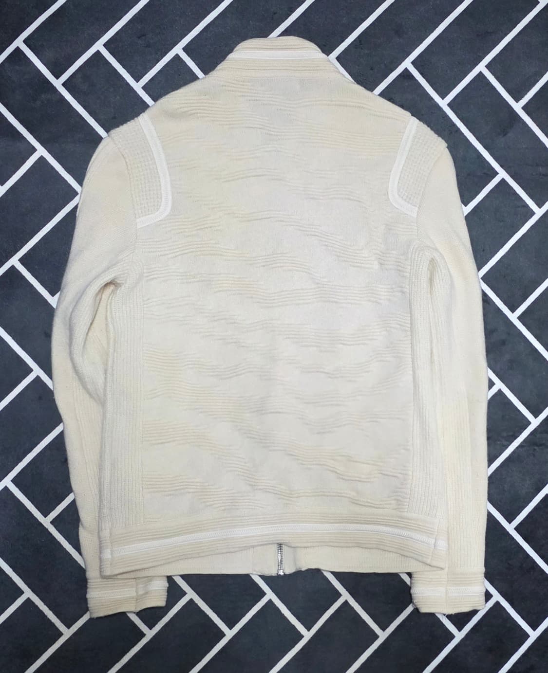 시스템옴므 니트 블루종 자켓 상품이미지3