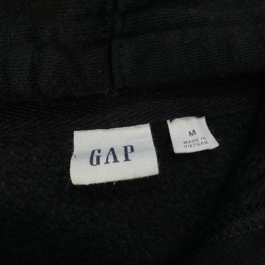 갭 Gap 스펠 로고 후드집업 블랙 상품이미지3