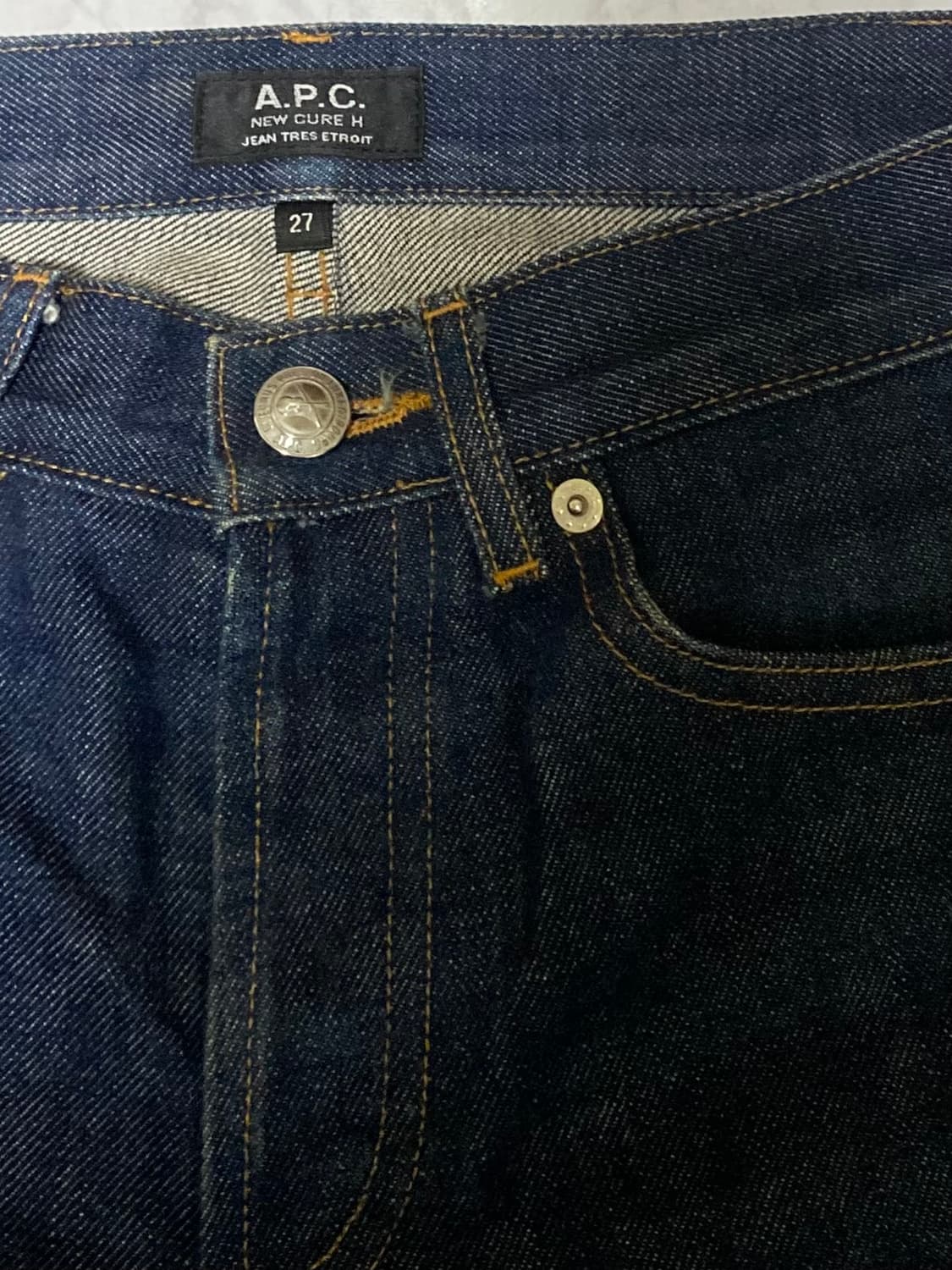 아페쎄 청바지 남녀공용 28 인치 상품이미지2