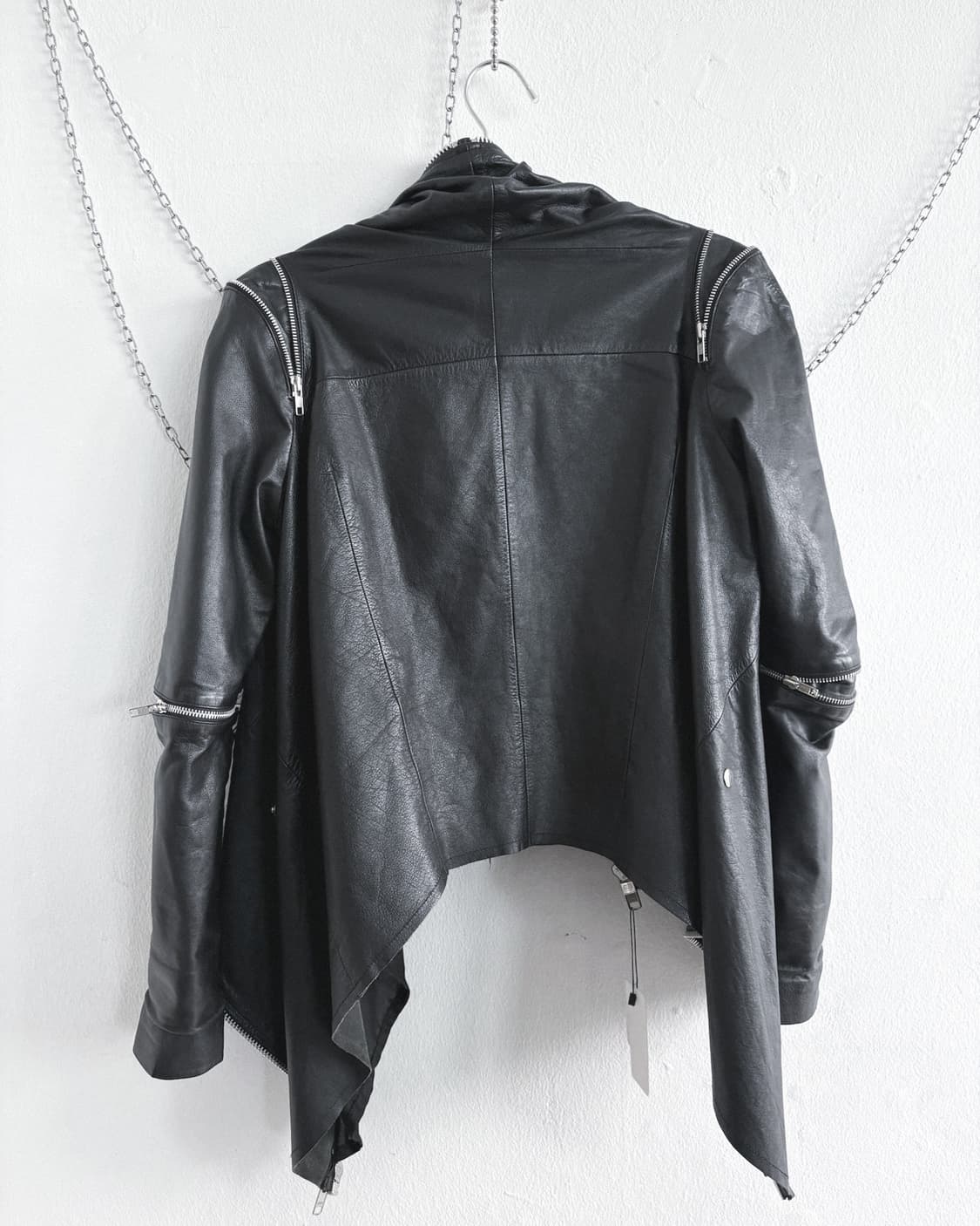 barbara i gongini 멀티지퍼 asymmetric 레더자켓 상품이미지8