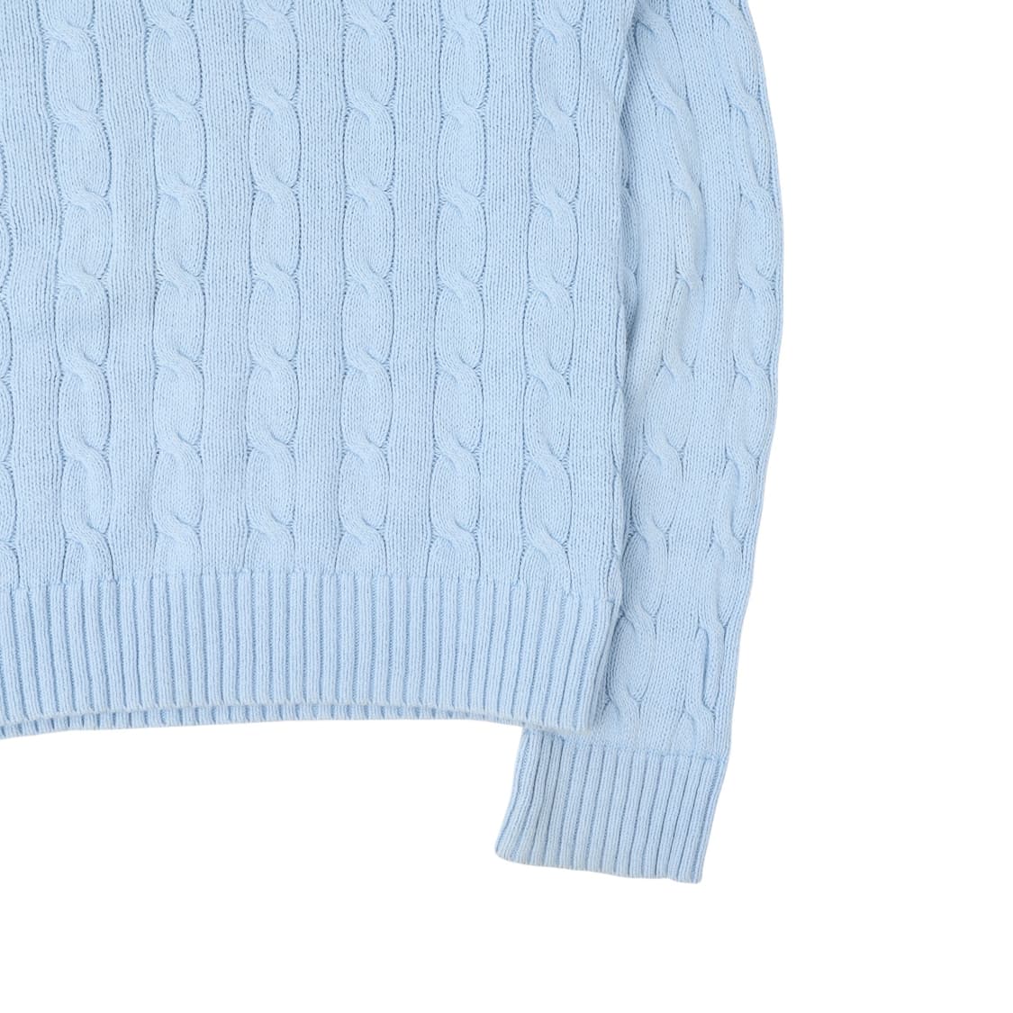 폴로 랄프로렌 라이트블루 케이블 니트 스웨터 상품이미지6