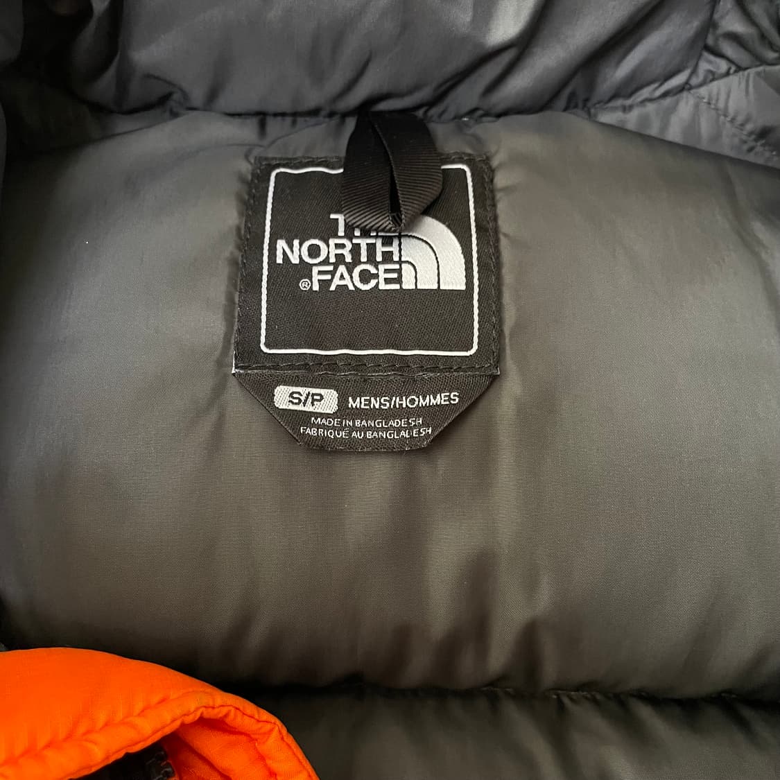 [90] 노스페이스 센터로고 무광오렌지 700 눕시 패딩 상품이미지6