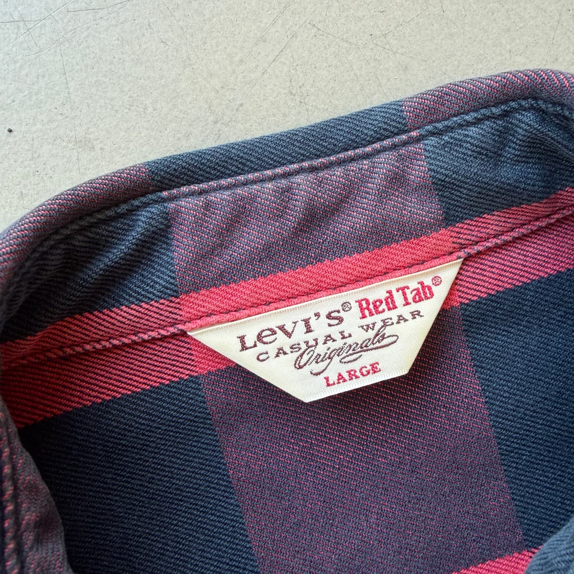 리바이스 레드탭 체크 워크 셔츠 상품이미지6