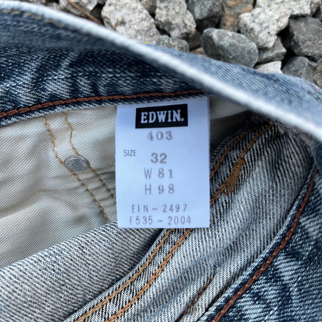 EDWIN (made japan)403 빈티지 데님(실측확인) 상품이미지6