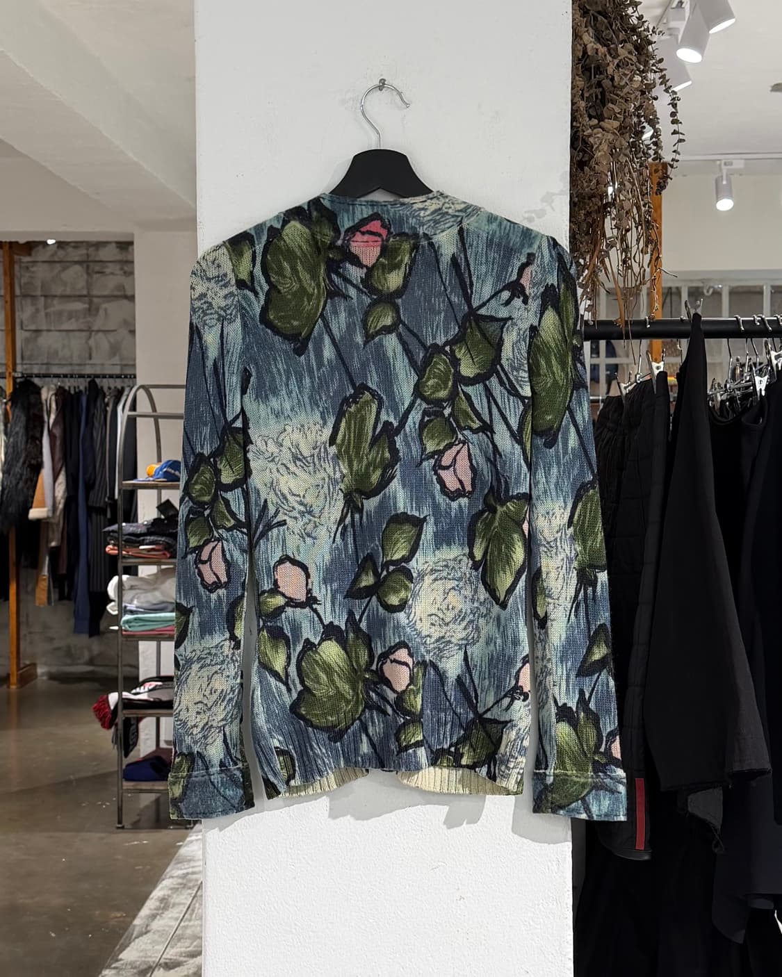 겐조 블루 플로럴 프린트 가디건 상품이미지6