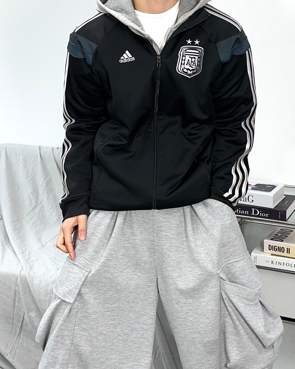 아디다스 아르헨티나 국대 트랙탑 져지 100 상품이미지2