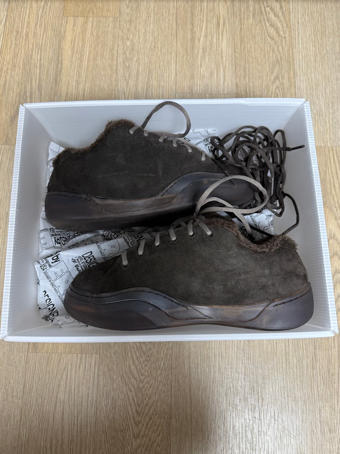 ERL 뱀프 스니커즈 브라운 us11(새상품) 상품이미지1