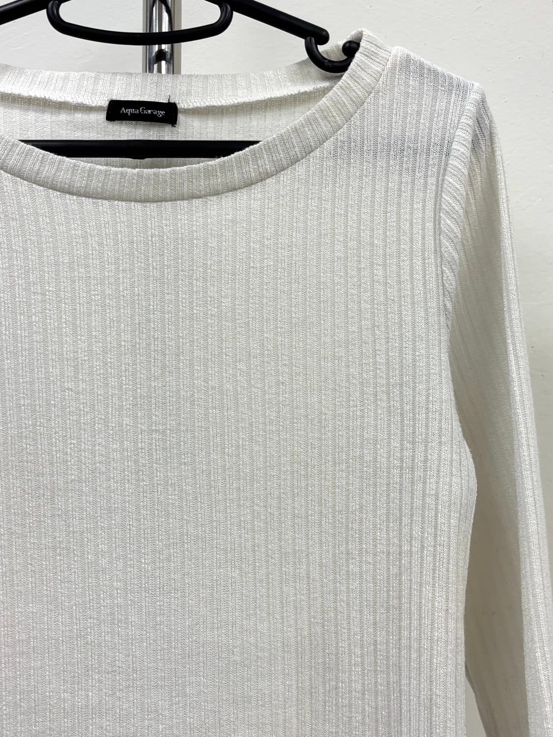 빈티지 화이트 반팔 상품이미지5