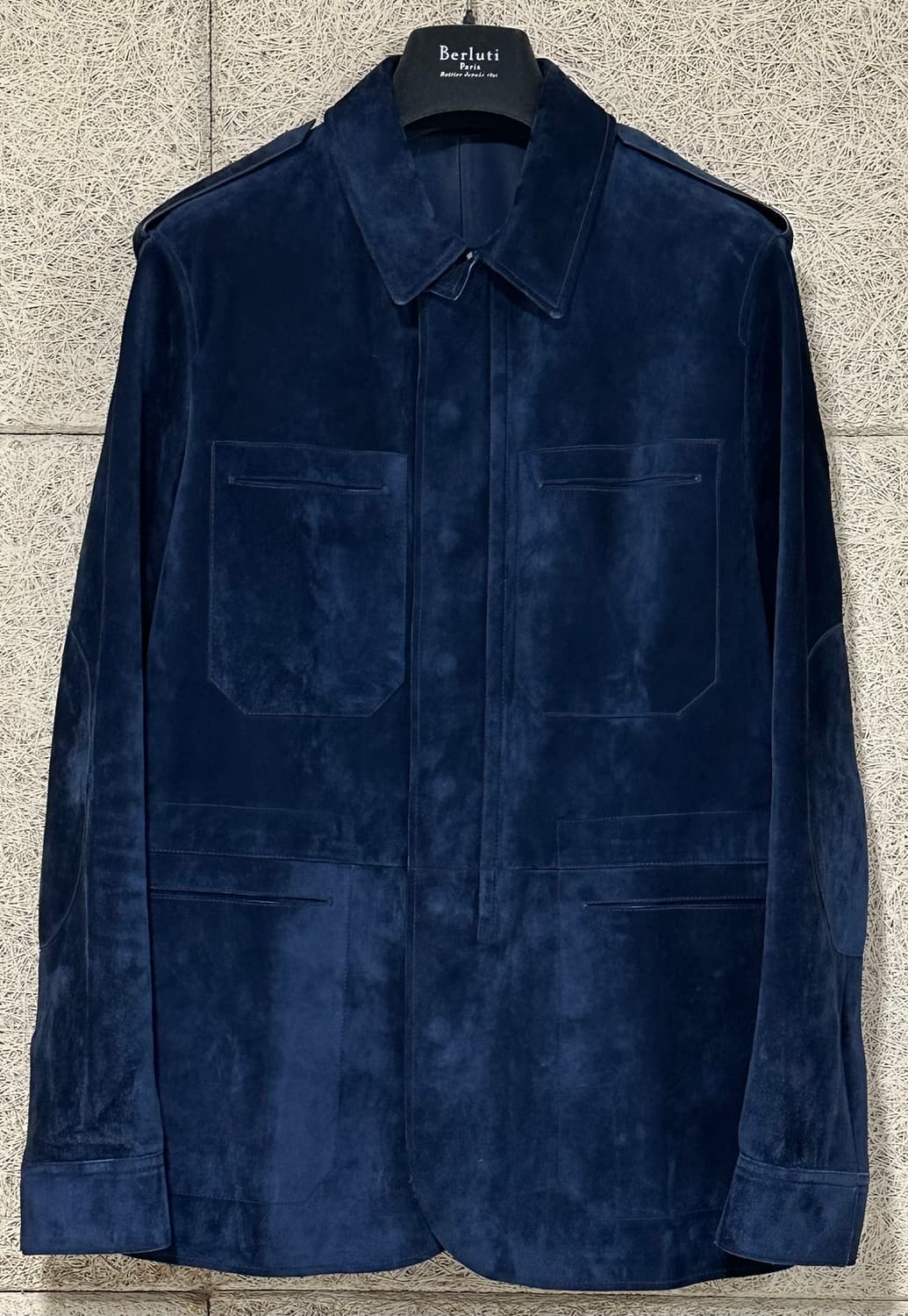 벨루티 스웨이드 내피 송아지 가죽 필드 자켓 상품이미지2