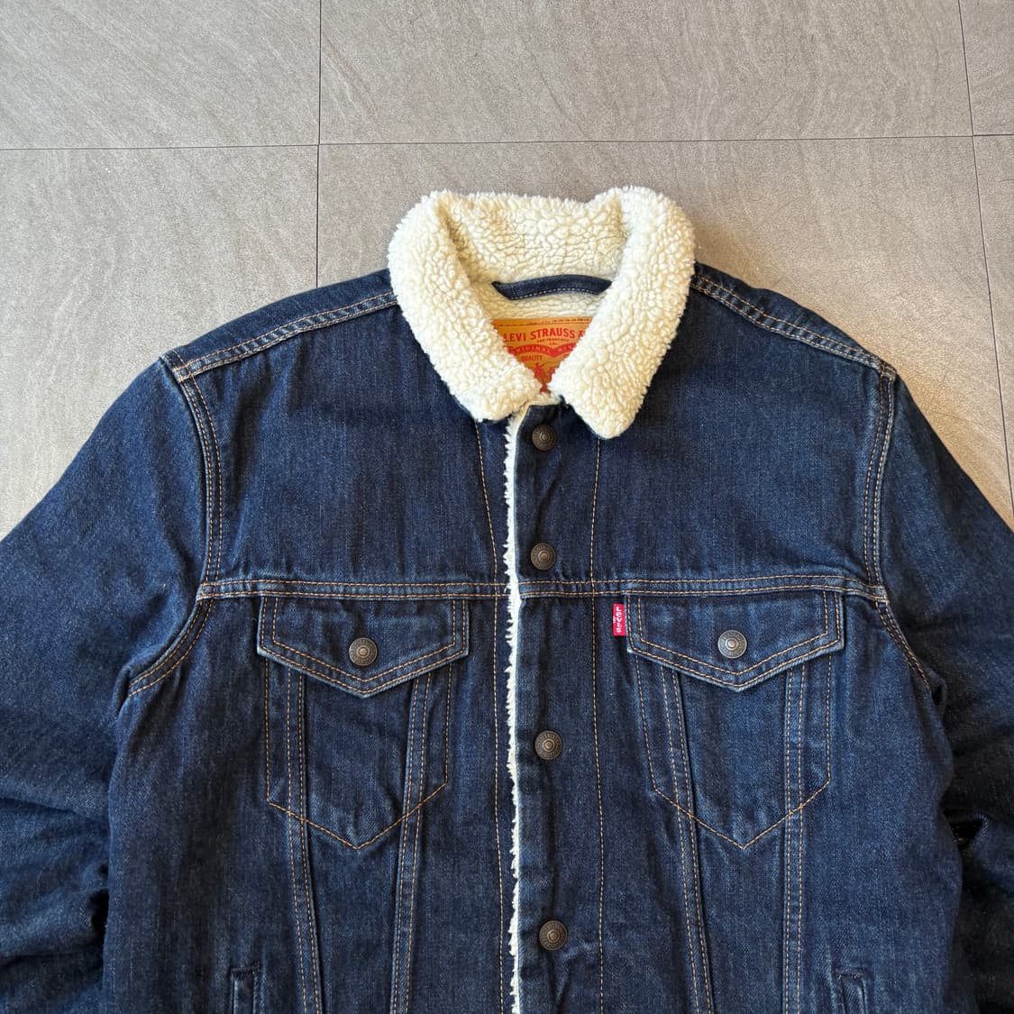 리바이스 정품 데님 쉐르파 자켓  상품이미지3