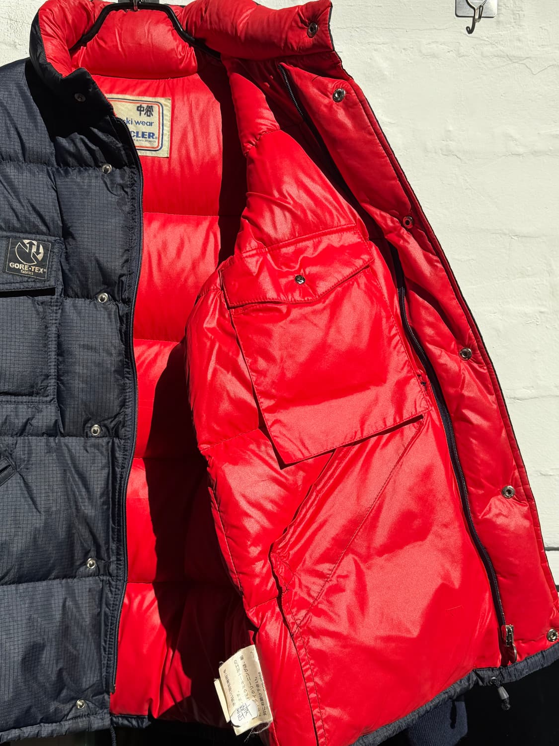 80s MONCLER by Asics 스키웨어 고어텍스 다운패딩 M 상품이미지6