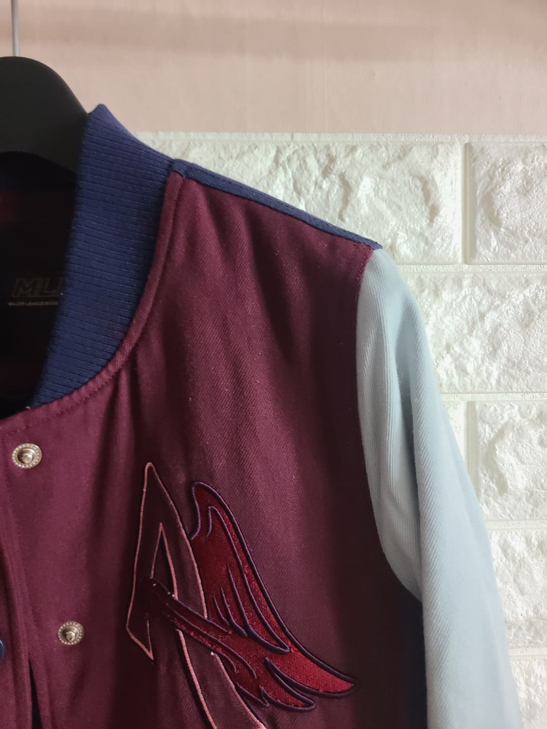 MLB 여자 야구점퍼 버건디s 상품이미지2