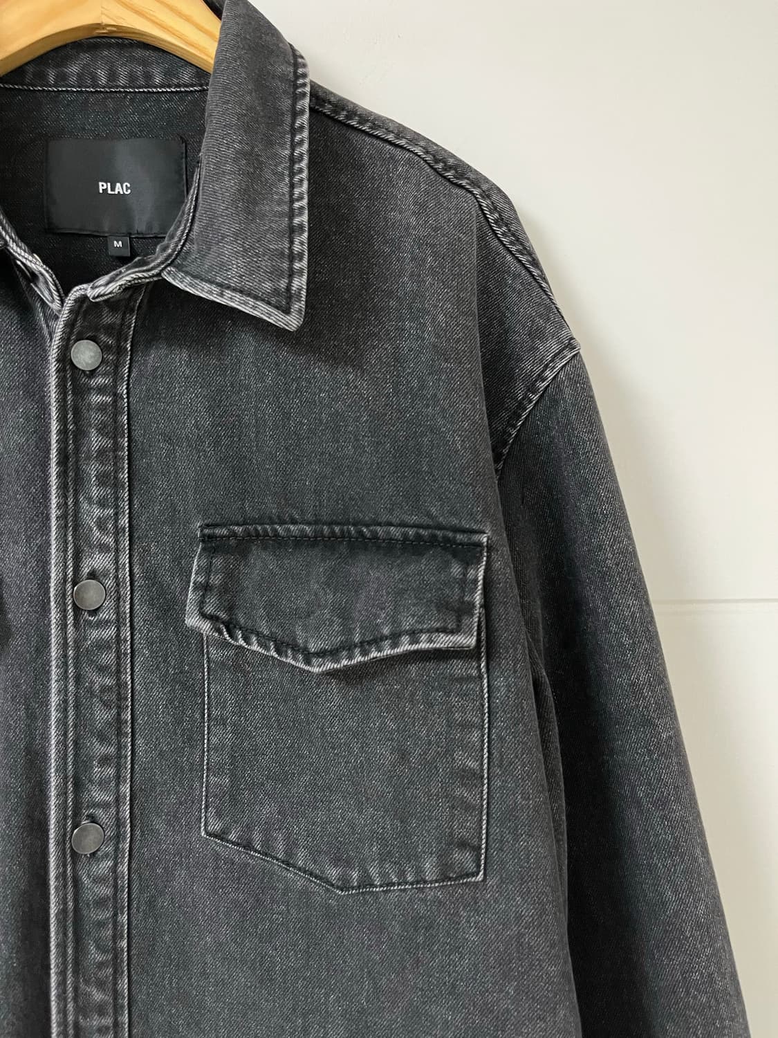 플랙 데님 셔츠 자켓 상품이미지4