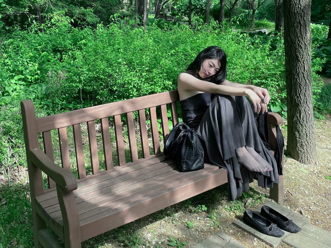 TEENSY FLOW FOLD DRESS 상품이미지2